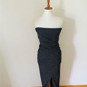 Nookie Black Strapless Sheath Dress